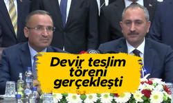 Adalet Bakanlığı'nda devir teslim töreni gerçekleşti