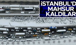 İstanbul'da İSTOÇ mevkiinde yüzlerce aracın bekleyişi sürüyor