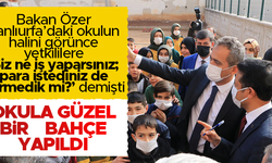 Şanlıurfa'daki okulun bahçesi yenilendi, çehresi değişti