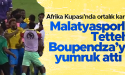 Afrika Uluslar Kupası'nda olay: Yeni Malatyasporlu Tetteh, Boupendza'ya yumruk attı