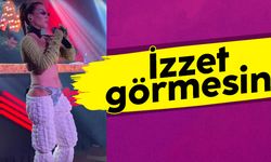 Hande Yener'in ilginç sahne kostümü