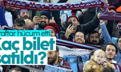 Trabzonspor - Kayserispor maçında kaç bilet satıldı