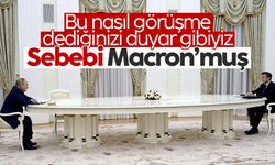 Fransa Cumhurbaşkanı Macron'un, uzun masaya oturtulma sebebi ortaya çıktı