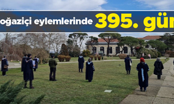 Boğaziçi Üniversitesi'nde akademisyenlerin eylemi 395 gündür devam ediyor