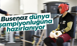 Busenaz Sürmeneli, isminin verildiği salonda dünya şampiyonasına hazırlanıyor