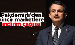 Bekir Pakdemirli'den zincir marketlere KDV indirimine ek yüzde 7 indirim çağrısı