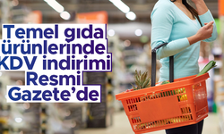 Gıda ürünlerinde KDV indirimi kararı Resmi Gazete'de