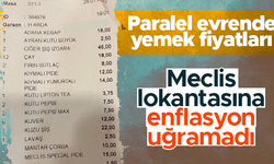 Meclis'in lokantasında güncel fiyatlar bir hayli düşük