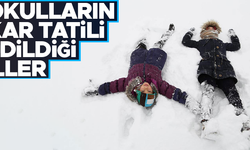 Kar yağışı nedeniyle tatil ilan edilen iller (09.02.2022)