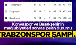 Başakşehir ve Konyaspor yenildi; Trabzonspor kazandı