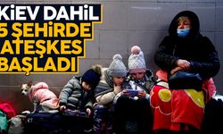 Ukrayna'nın 5 bölgesinde geçici ateşkes başladı