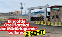 Bingöl'de Özel Harekat Şube Müdürlüğü'nde patlama