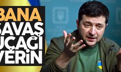 Zelenskiy, Batı'ya seslendi: 'Bana savaş uçağı verin'
