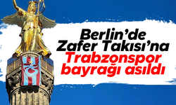 Trabzonsporlular, Berlin'de Zafer Takı'na bayrak astı