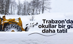 Trabzon'da okullar bir gün daha tatil