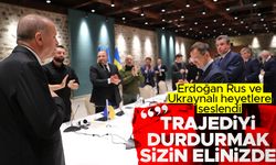 Cumhurbaşkanı Erdoğan, Ukrayna ve Rus heyetlere hitap etti