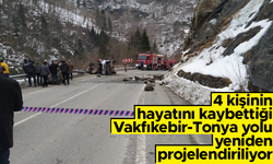 4 kişi kaya düşmesi sebebiyle ölmüştü: Vakfıkebir-Tonya yolunun yeniden projelendiriliyor