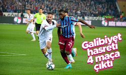 Lider Trabzonspor'un galibiyet hasreti 4 maça çıktı