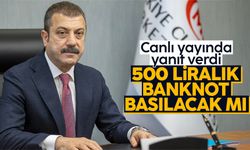 Şahap Kavcıoğlu'ndan 500 liralık banknot açıklaması