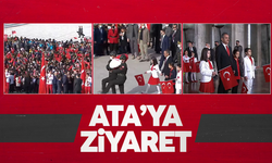 Çocuklar, 23 Nisan'da Anıtkabir'i ziyaret etti
