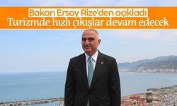 Bakan Ersoy: Turizmde hızlı çıkışlar devam edecek