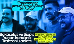 Anastasios Bakasetas ve Manolis Siopis, Yunan basınına konuştu: "Trabzonspor'da herşey çok üst düzey ve organize"