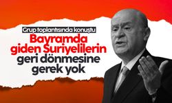 Devlet Bahçeli; 'Bayramda giden Suriyeliler geri dönmemeli'