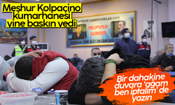 İzmir'in 'Kolpaçino' kumarhanesine baskın: Jandarmayı gören masanın altına saklandı
