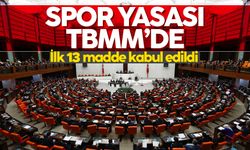 TBMM Genel Kurulunda gündem yeni spor yasası teklifi