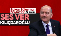 Bakan Süleyman Soylu’dan 5 soru: 'Ses ver Kılıçdaroğlu'