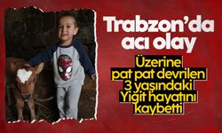 Trabzon'da 3 yaşındaki Yiğit pat pat devrilmesi sonucu hayatını kaybetti