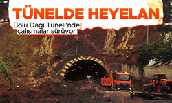 Bolu Dağı Tüneli'nde heyelan meydana geldi