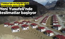 Artvin'in yeni Yusufeli yerleşim yerinde konutlar teslim ediliyor