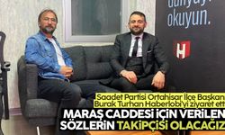 Saadet Partisi Ortahisar İlçe Başkanı Burak Turhan Haberlobi'yi ziyaret etti