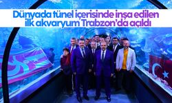 Trabzon'da Tünel Akvaryum açıldı