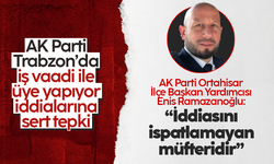 Enis Ramazanoğlu: CHP'nin oyu kadar AK Parti'nin üyesi var; iddiasını ispatlamayan müfteridir