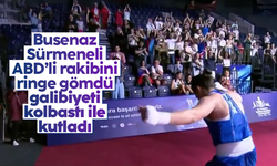 Busenaz Sürmeneli, Kadınlar Dünya Boks Şampiyonası'nda çeyrek finale yükseldi