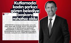 Düzce belediye başkanı kadın sanatçının sahne almasına tepki gösterdi