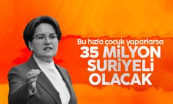 Meral Akşener: Türkiye'de doğumlarla 2053 yılında 35 milyon Suriyeli olacak