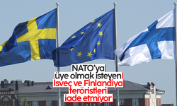 NATO'ya üye olmak isteyen İsveç ve Finlandiya teröristleri iade etmiyor
