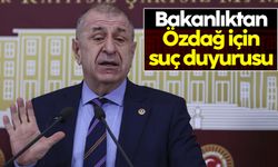İçişleri Bakanlığı'ndan Ümit Özdağ'a suç duyurusu
