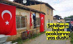 Şehitlerimizin baba ocaklarında yas var