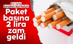 Sigara fiyatlarına zam geldi