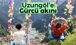 Gürcü turistlerden Uzungöl’e yoğun ilgi