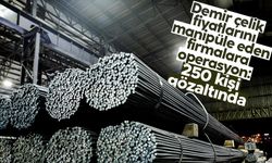 Demir çelik fiyatlarını manipüle eden ve kamuyu 25 milyar zarara uğratan şirketlere 'demir yumruk' operasyonu