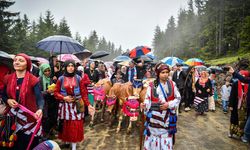 Trabzon'da Akpınar Büyükoba Göç Festivali yoğun yağmur altında gerçekleşti