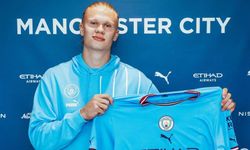 Erling Haaland, Manchester City'e imzayı attı