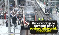 Bostancı’da tren raylarına atlayan genç hayatını kaybetti