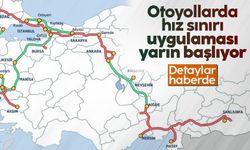 Otoyollarda otomobiller için yeni hız sınırı uygulaması yarın başlıyor