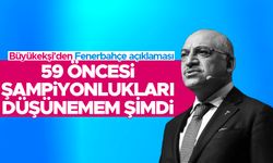 TFF Başkanı Mehmet Büyükekşi'den Fenerbahçe açıklaması